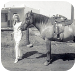 Jodi Stewart and a horse